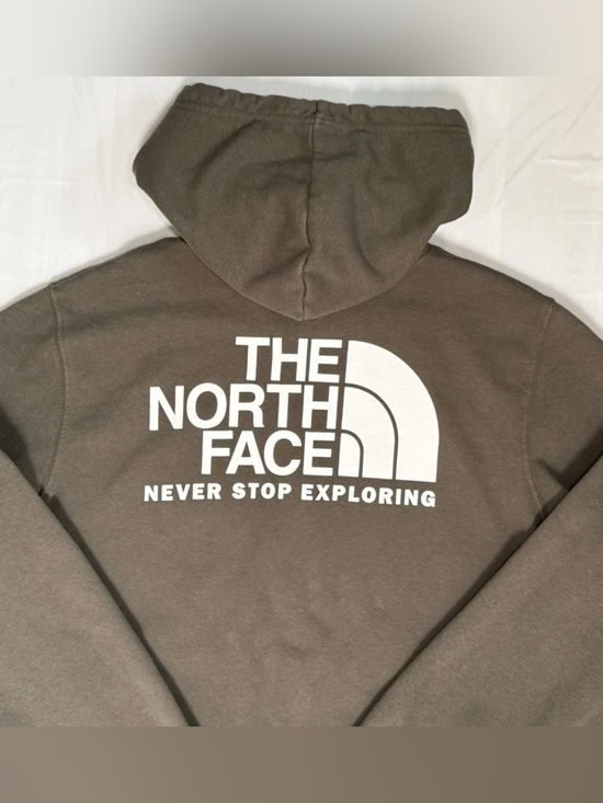 The North Face Other - The North Face Mens Sz M Pullover Hoodie Sweatshirt Brown Half Dome Logo Fleece